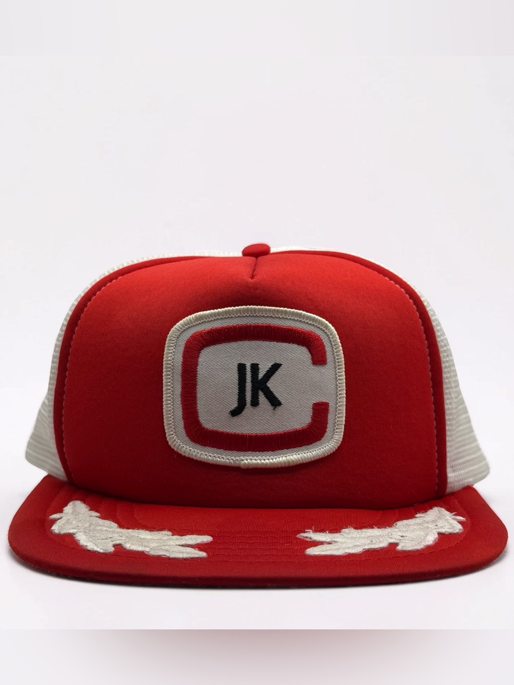 Vintage Patched Trucker SnapBack Hat CJK Big Patch